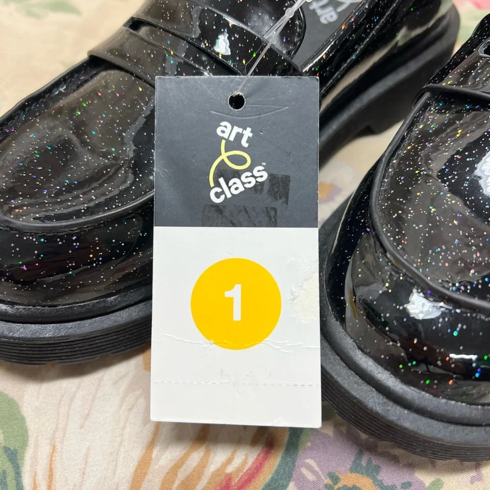 Glitter Celia slip on shoes